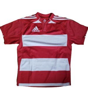Adidas Red & White Rugby 🏉 Jersey SZ XL